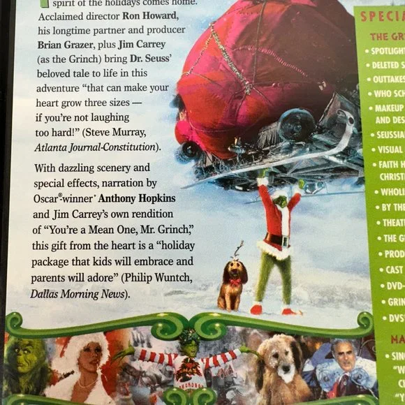 Dr. Seuss' How The Grinch Stole Christmas Collector's Edition DVD - Picture 4 of 6